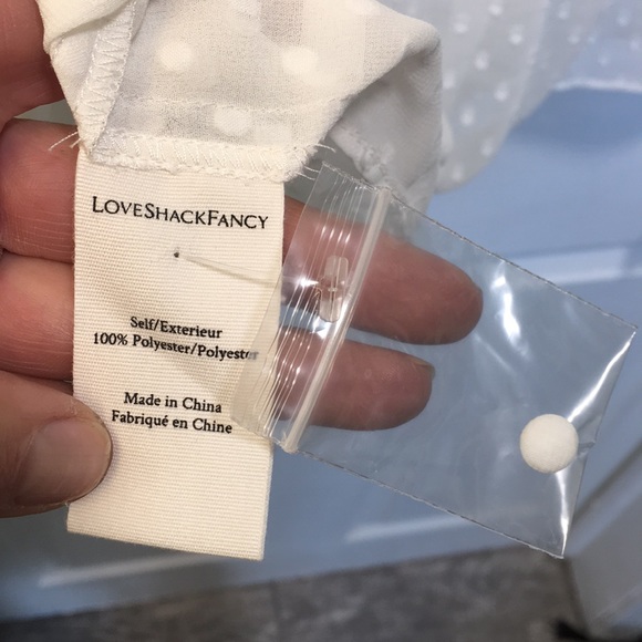 LoveShackFancy Erica Swiss Dot blouse - Picture 15 of 16